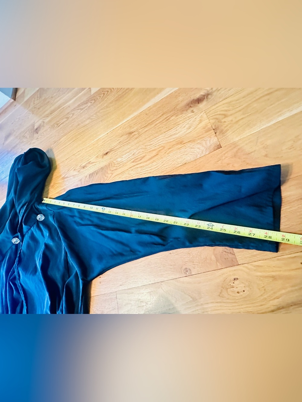 Vintage Maralyce Ferree Hooded Cloak w/Pockets & Button Cloak Cape  Large USA - Picture 11 of 14